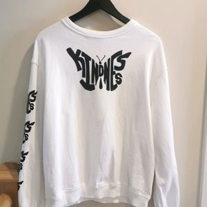Urban Outfitter oversized sweatshirt white